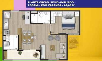 Imagem 3: Apartamento à venda, 45 m² por R$ 250.000,00 - Vila Quitaúna - Osasco/SP