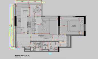 Imagem 6: Apartamento para Locação em Barueri, Alphaville Empresarial, 1 dormitório, 1 suíte, 2 banh