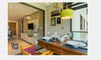 Imagem 2: Varanda Gourmet Flat 2 Qts Carneiros Resort - Beira Mar e Piscina SH057