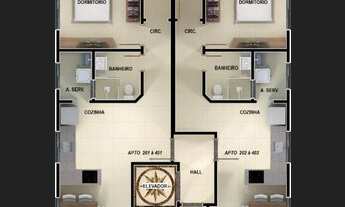 Imagem 4: Apartamento com 2 dormitórios à venda, 71 m² por R$ 520.000,00 - Centro - Navegantes/SC