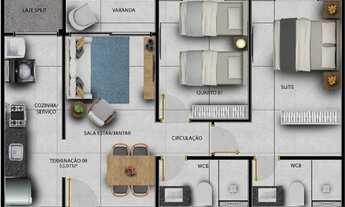 Imagem 7: Com o privilégio de esta próximo ao shopping Grand platinum 2\4 com suite