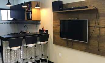 Imagem 3: ALUGO APARTAMENTO SEMI MOBILIADO EM CONDOMÍNIO FECHADO COM ACABAMENTO DE ALTO PADRÃO