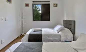 Imagem 3: Campos do Jordão, varanda e lareira