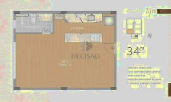 Imagem 7: Apartamento 1 Quarto à venda, 1 quarto, 1 suíte, 1 vaga, Funcionários - Belo Horizonte/MG