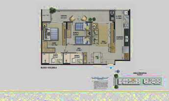 Imagem 4: Condomínio Sunset Icaraí Smart - Rua Joaquim Távora - Icaraí - Niterói/RJ