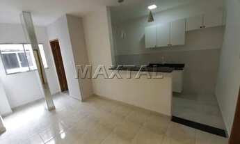 Imagem 3: Apartamento com 36m², 1 dormitório, sala, cozinha, banheiro com box e área de serviço