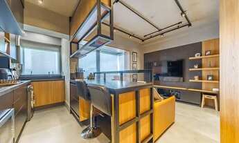 Imagem 3: PORTEIRA FECHADA - Lindo Studio Decorado, novo com vista para o mar no Boqueirão