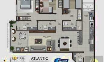 Imagem 2: Apartamento para Venda em Imbituba, Centro, 3 dormitórios, 2 suítes, 1 banheiro