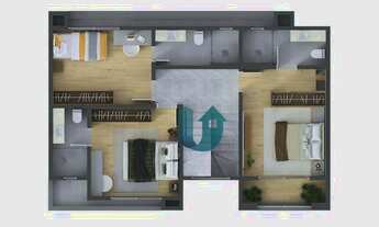 Imagem 2: Sobrados em Santa Felicidade - 3 suites e 2 vagas