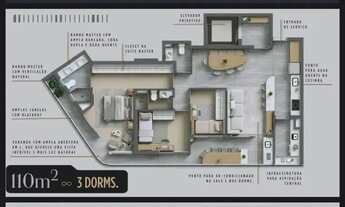 Imagem 6: Raríssimo Infinity de 110m² com 3 dorms em andar alto