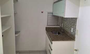 Imagem 5: Apartamento 01 quarto, sala, cozinha conjugada com armários, com garagem coberta