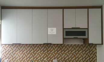 Imagem 5: Apê com estilo industrial e cozinha integrada!