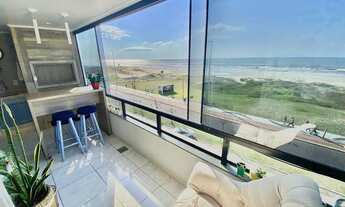 Imagem 2: Na beira mar de capão da canoa com vista panorâmica para o mar