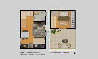 Imagem 2: Apartamento com 1 dormitório à venda, 36 m² por R$ 275.000,00 - Jd Marajoara - São Paulo/S