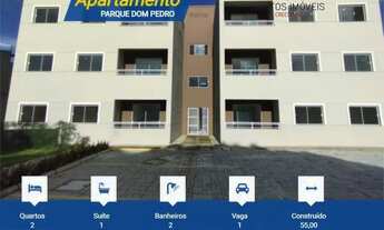 Imagem 7: SI: Apartamento em condomínio fechado com piscina, 2 quartos, 2 banheiros, próx ao CETEN d