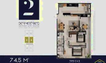 Imagem 5: Apart 2 dorms, Canto do Forte, Entrada R$ 93 mil, JGA921