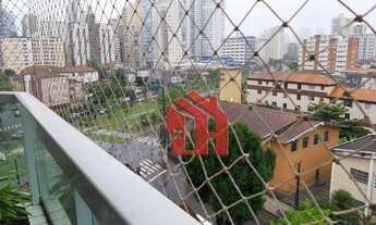 Imagem 2: Apartamento com 2 dormitórios para alugar, 80 m² por R$ 2.600,02/mês - Campo Grande - Sant