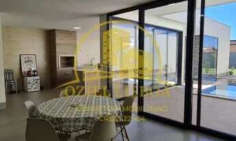 Imagem 4: CASA NOVA NA LAJE 4 SUÍTES PISCINA CHURRASQUEIRA SAUNA LOTE 800m² CONDOMÍNIO RUA 10 VICENT