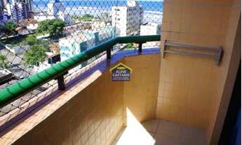 Imagem 3: 01 dormitorio com lazer, vista mar, no Caicara!