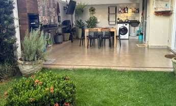 Imagem: Apartamento térreo com jardim e área gourmet