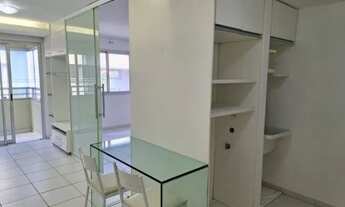 Imagem 7: Apartamento 01 quarto, sala, cozinha conjugada com armários, com garagem coberta