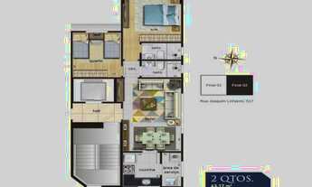 Imagem 2: Apartamento à venda, 2 quartos, 1 suíte, 2 vagas, Anchieta - Belo Horizonte/MG