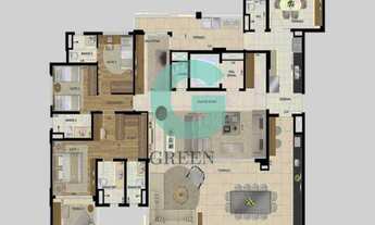 Imagem 4: Lindo e Sofisticado Apartamento Novo de Alto Padrão a Venda no Brooklin Novo!