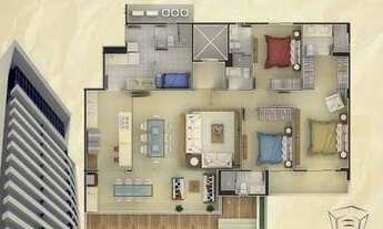 Imagem 5: Apartamento para venda possui 140 metros quadrados com 3 quartos em Tirol - Natal - RN