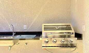 Imagem 3: Casa nova térrea com 3 suítes quintal com piscina em condomínio