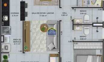 Imagem 5: Aprt 2 dorms Caicara Unidades Com Vista Mar JGA748