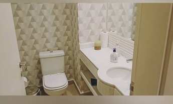 Imagem 6: Apartamento mobiliado para aluguel e venda com 243 m² com 3 suítes, 3 vagas - Alphaville c