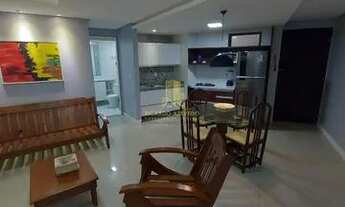 Imagem 2: Apartamento Quarto Sala, com varanda, beira-mar, mobiliado (porteira fechada). Jatiuca