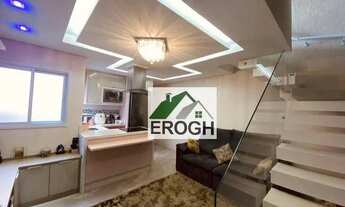 Imagem 4: Cobertura com 2 dormitórios à venda, 110 m² por R$ 625.000,00 - Vila Gilda - Santo André/S