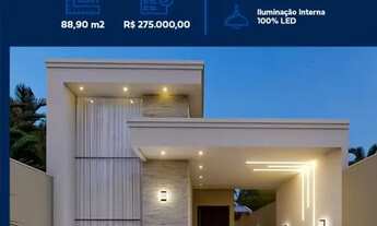 Imagem 1: Casas No Luzardo Viana Em Maracanaú, Arquitetura Moderna, 100% Porcelanato Acabamento Fino