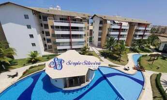 Imagem 2: Cobertura mobiliada pé na areia no Porto das Dunas com 2 suítes, jacuzzi e lazer completo