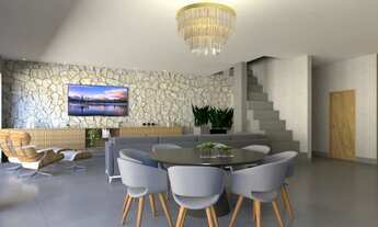 Imagem: Sobrado com 03 suítes escritório, em