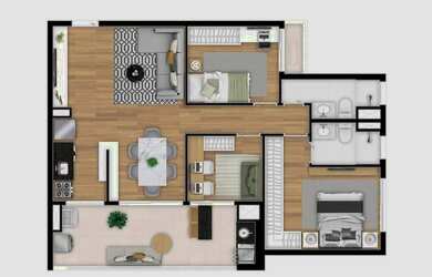 Imagem 15: Apartamento para venda tem 84 metros quadrados com 3 quartos em Água Branca - São Paulo
