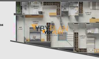 Imagem 3: Casa com 4 dormitórios à venda, 218 m² por R$ 1.400.000,00 - Morada de Laranjeiras - Serra