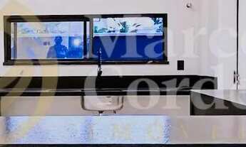 Imagem 5: Casa na Cidade Alpha fachada em arquitetura Modernista em traços retos. Eusébio