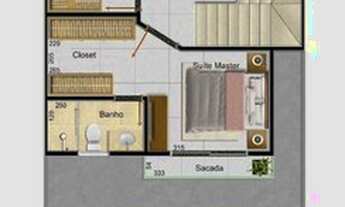 Imagem 3: Casa sobrado em condomínio com 3 quartos no Condomínio House Garden Atlântico 2 - Bairro J