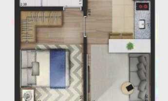 Imagem: Apartamento com 1 dormitório à venda