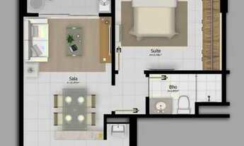 Imagem 4: Alugo Smart Boulevard Mobiliado