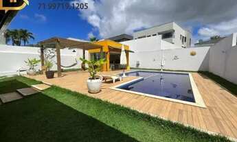 Imagem 9: Alugo 4/4 suítes com piscina privativa no Alphaville Litoral Norte 1 Abrantes