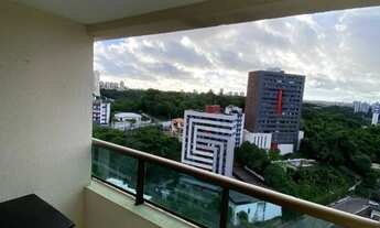 Imagem 2: Iguatemi/ACM 2/4 Suíte Varanda Mobiliado Perto Shop Bahia Metrô Portaria 24h Localizado