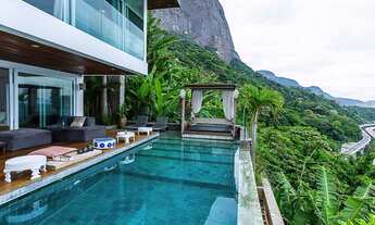 Imagem 5: Mansão com 5 suítes, piscina infinita e vista para o mar no Joá