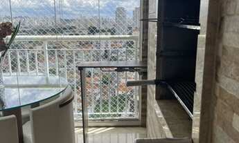 Imagem 6: Apartamento com 2 quartos e varanda gourmet mobiliado