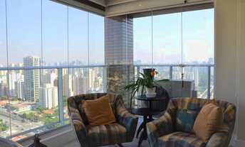 Imagem 2: Cube Campo Belo Apartamento 1 suíte alto padrão andar alto 2 vgs próx metrô, Berrini, Moem