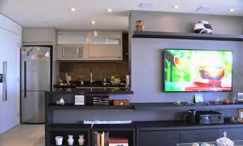 Imagem 5: Cube Campo Belo Apartamento 1 suíte alto padrão andar alto 2 vgs próx metrô, Berrini, Moem