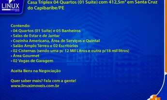 Imagem 2: Casa Triplex em Santa Cruz do Capibaribe/PE à Venda (CA0631-DV