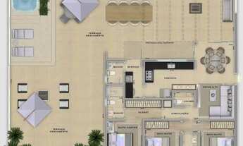 Imagem 3: Cobertura à venda no Unique Santo Antônio com 3 quartos e 153m²